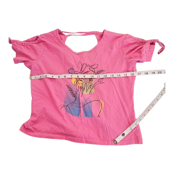 Fashion Collection Medium Pink Short Sleeve T-Shirt - Picture 5 of 7